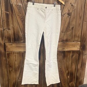 aerie White High-Rise Flare Jeans NWT